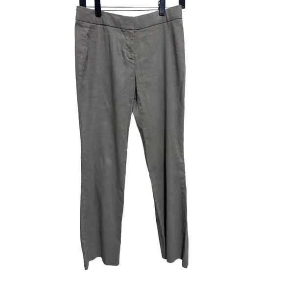 Elie Tahari Pants - Ellie Tahari Green Linen Pants Size 0 Tousers Slacks Office